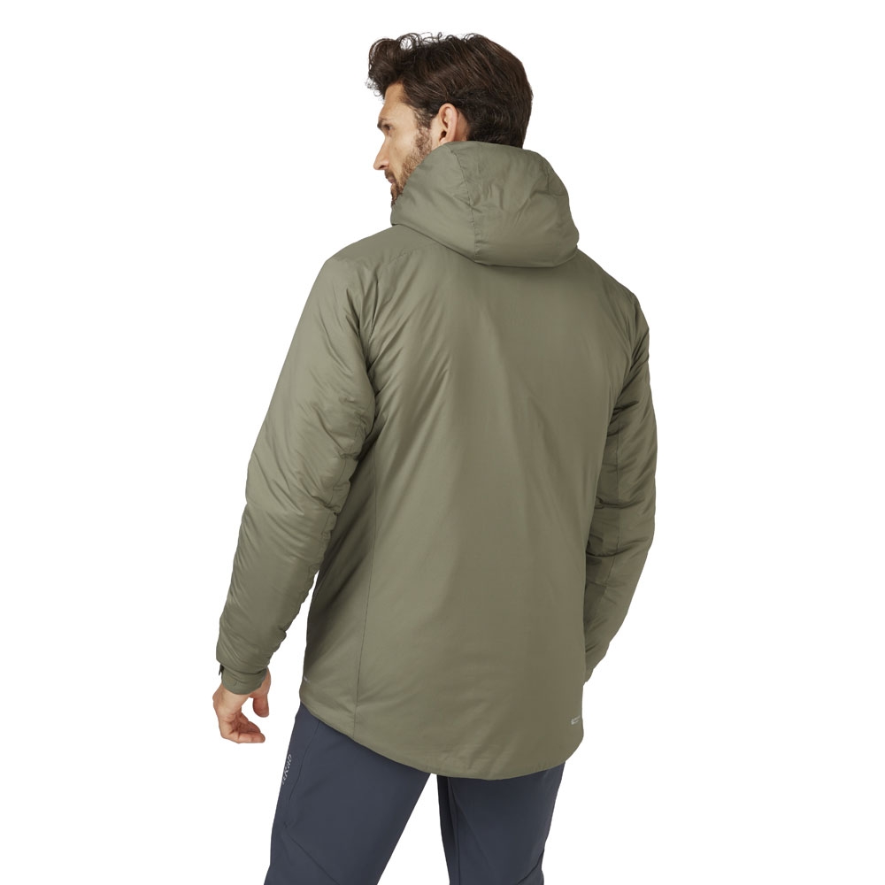 Rab Xenair Alpine Jacket Light Khaki QIP-09-LKH jassen online bestellen bij Kathmandu Outdoor & Travel