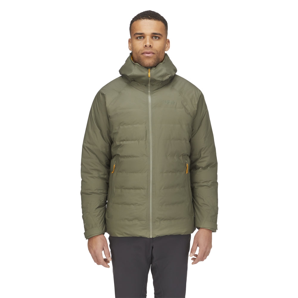 Rab Valiance Jacket  Light Khaki QDB-49-LKH jassen online bestellen bij Kathmandu Outdoor & Travel