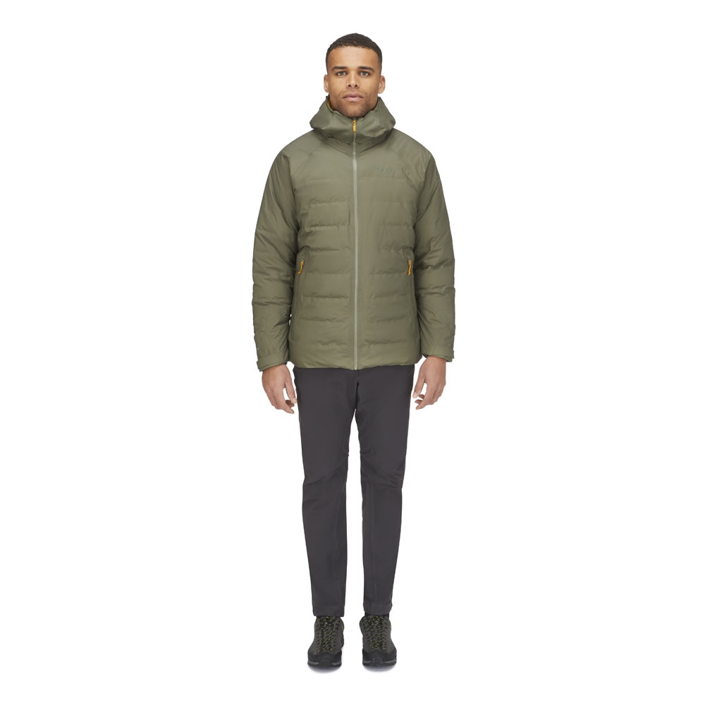 Rab Valiance Jacket  Light Khaki QDB-49-LKH jassen online bestellen bij Kathmandu Outdoor & Travel