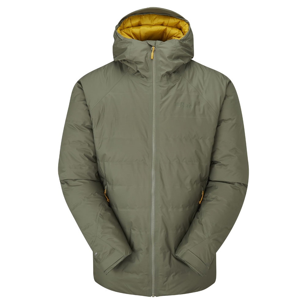 Rab Valiance Jacket  Light Khaki QDB-49-LKH jassen online bestellen bij Kathmandu Outdoor & Travel