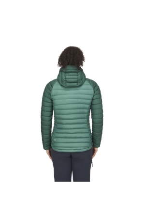 Rab Microlight Alpine Jacket Women's  Green Slate/Eucalyptus QDB-13-GSE jassen online bestellen bij Kathmandu Outdoor & Travel