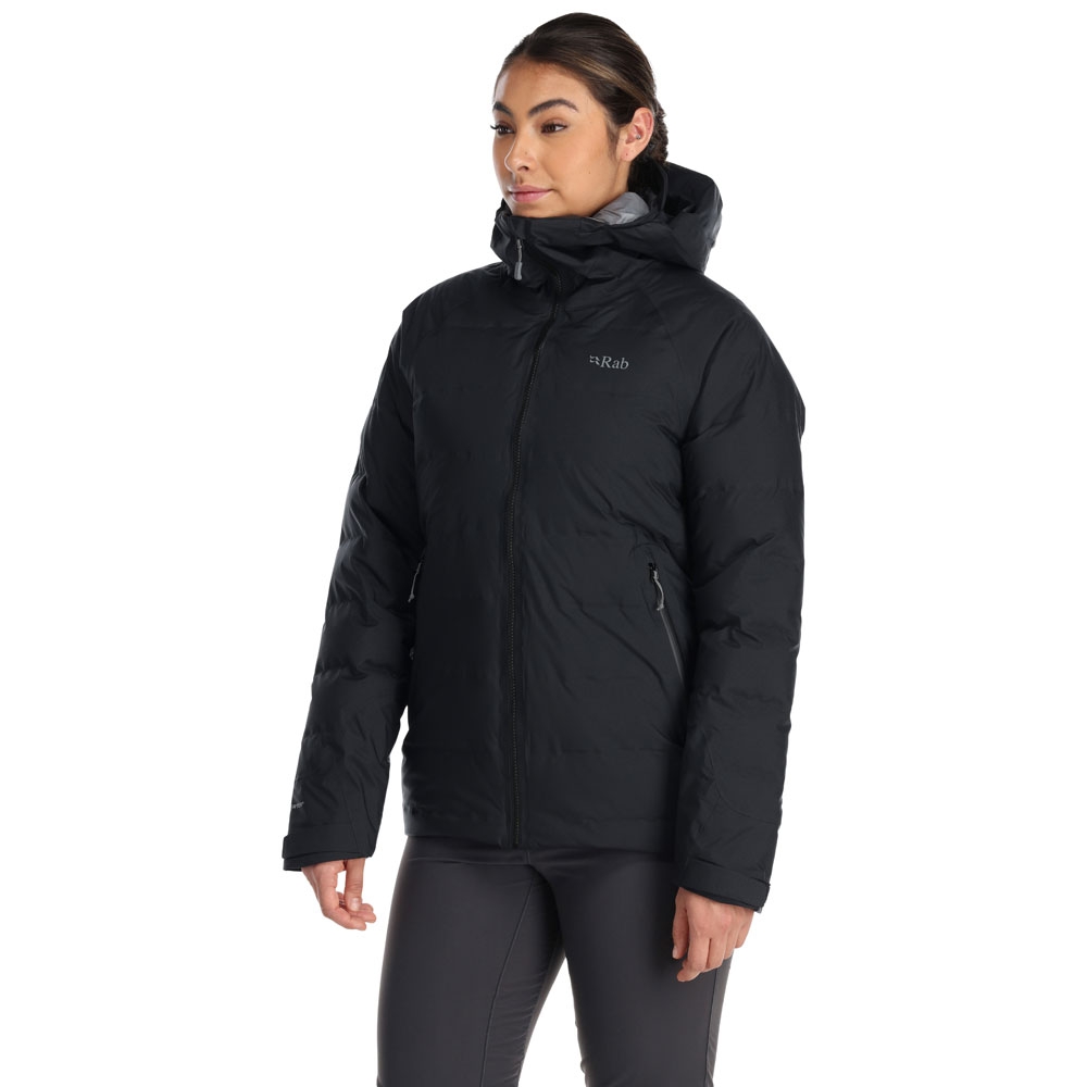 Rab Valiance Jacket Women's  Black QDB-50-BLK jassen online bestellen bij Kathmandu Outdoor & Travel