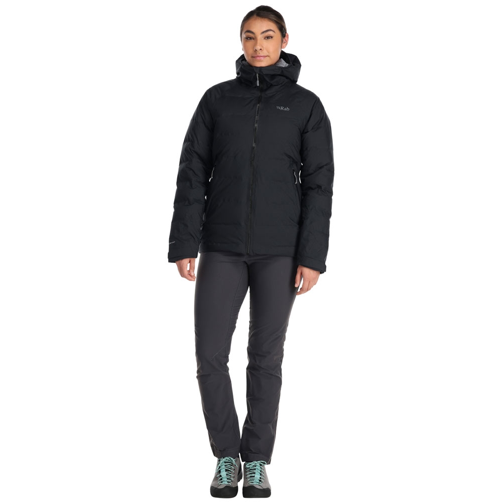 Rab Valiance Jacket Women's  Black QDB-50-BLK jassen online bestellen bij Kathmandu Outdoor & Travel