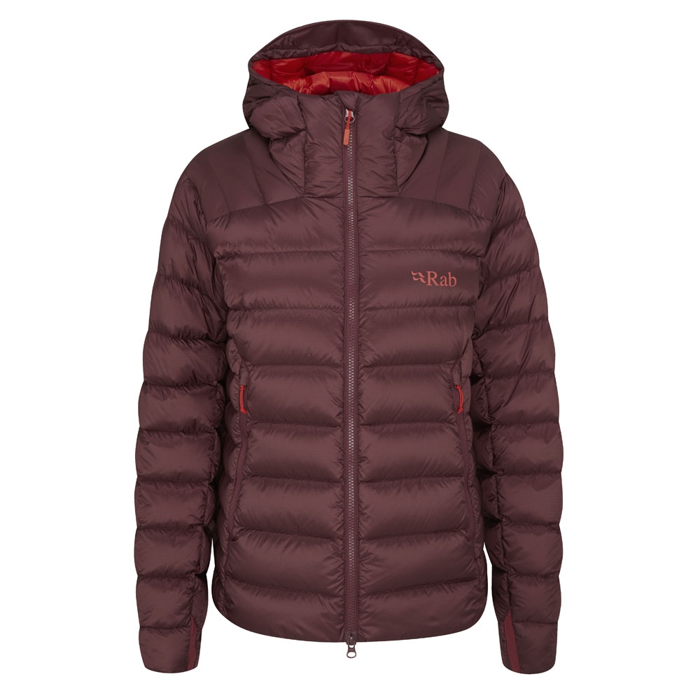 Rab Electron Pro Jacket Women's Deep Heather QDN-86-DEH jassen online bestellen bij Kathmandu Outdoor & Travel