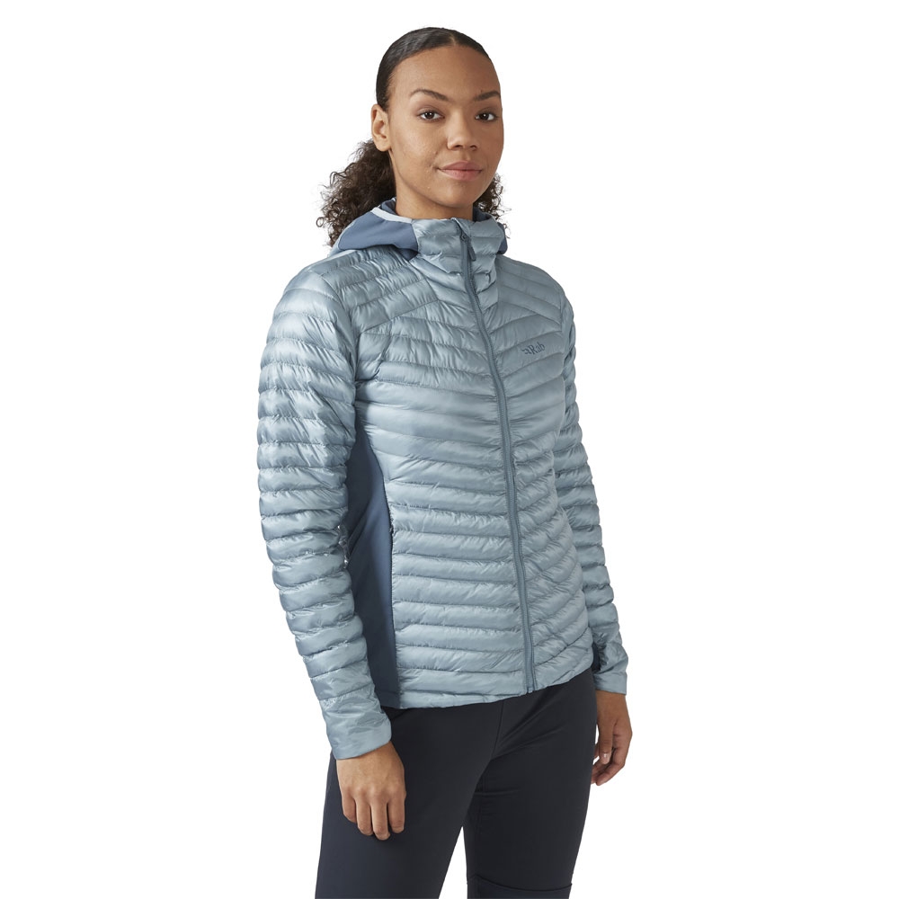 Rab Cirrus Flex 2.0 Hoody Women's Citadel QIO-69-CIT jassen online bestellen bij Kathmandu Outdoor & Travel