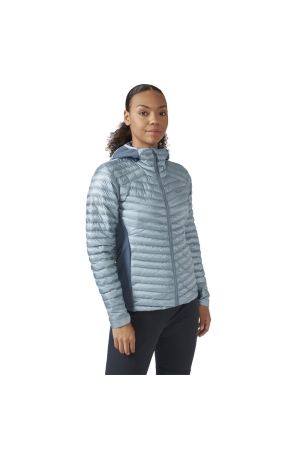 Rab Cirrus Flex 2.0 Hoody Women's Citadel QIO-69-CIT jassen online bestellen bij Kathmandu Outdoor & Travel