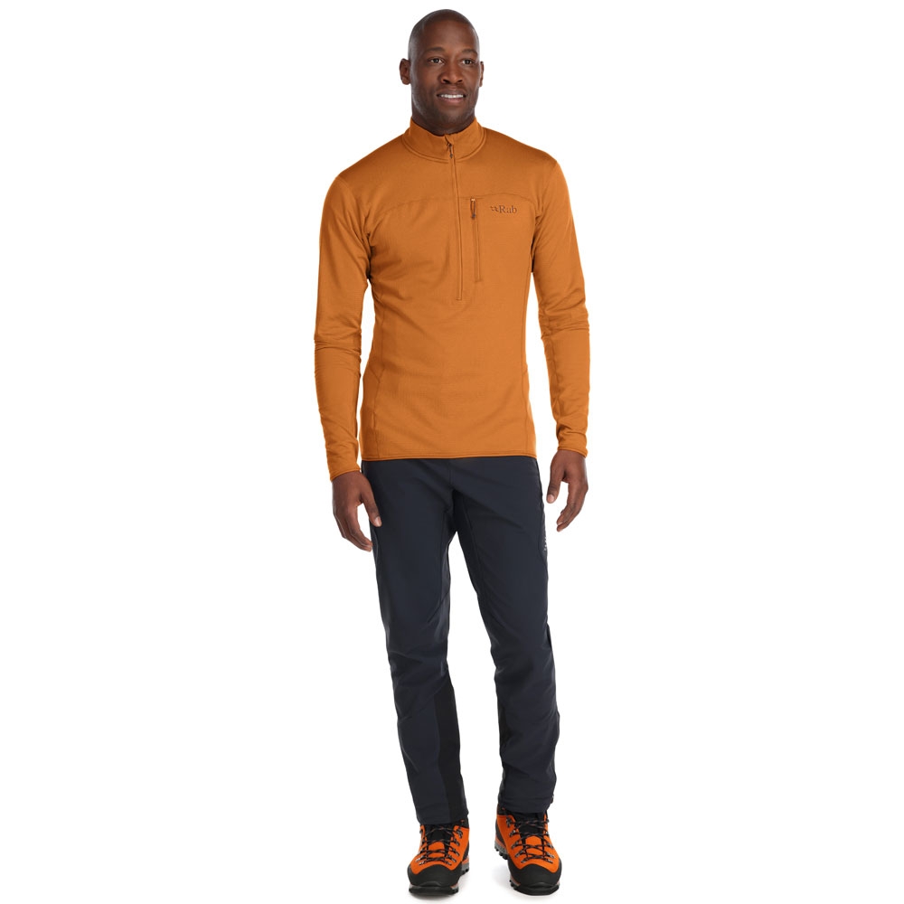 Rab Ascendor Pull-On Marmalade QFF-44-MAM fleeces en truien online bestellen bij Kathmandu Outdoor & Travel