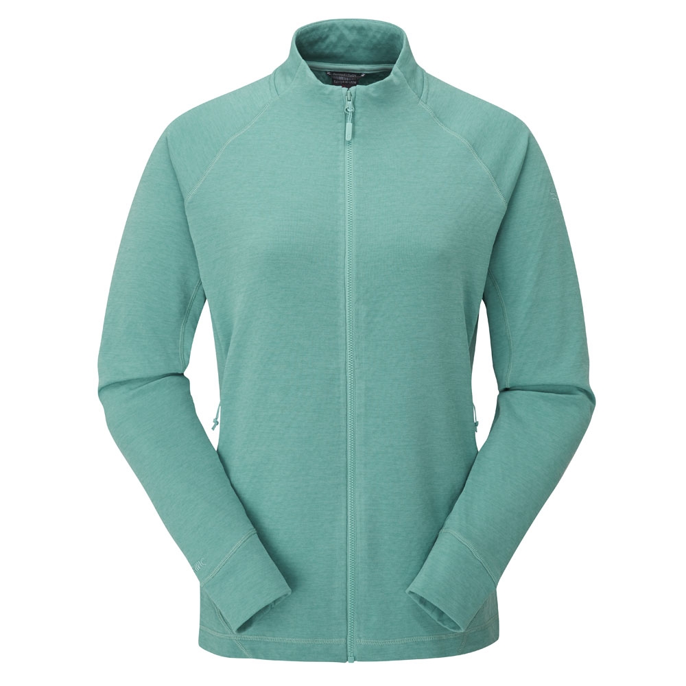 Rab Nexus Jacket Women's Glacier Blue QFF-73-GLB fleeces en truien online bestellen bij Kathmandu Outdoor & Travel