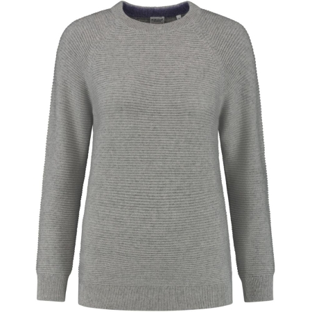 Blue Loop Originals  Woolcel Weekend Sweater Women's GreyMelan