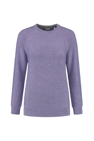 Blue Loop Originals Woolcel Weekend Sweater Women's Lilac W-SW013-23-B724 fleeces en truien online bestellen bij Kathmandu Outdoor & Travel
