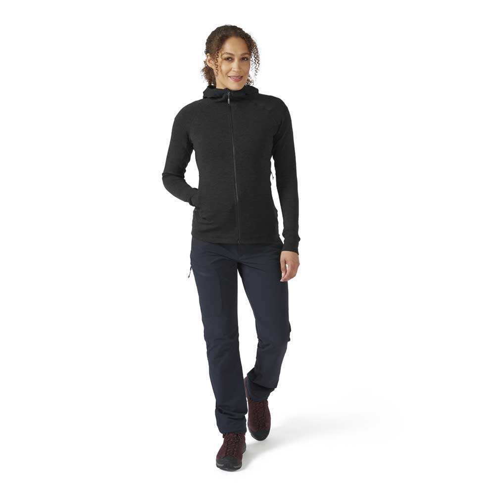 Rab Nexus Hoody Women's Black QFF-71-BLK fleeces en truien online bestellen bij Kathmandu Outdoor & Travel