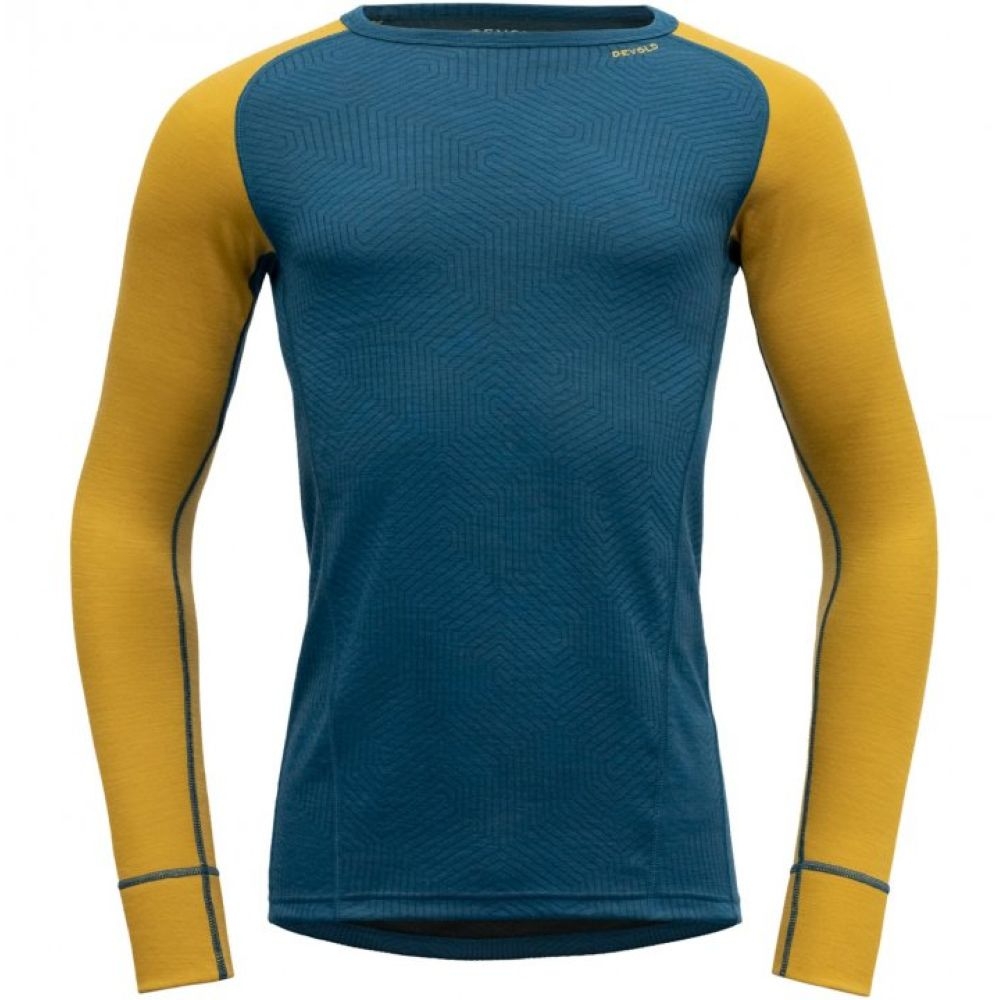 Devold Duo Active Merino 205 Shirt Flood/Arrowwood GO 232 224 A-422D onderkleding/thermokleding online bestellen bij Kathmandu Outdoor & Travel