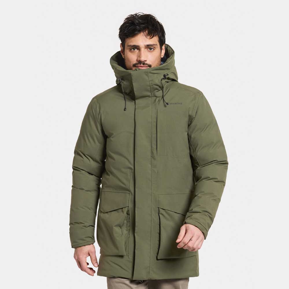 Didriksons Akilles Usx Parka Deep Green 504913-300 jassen online bestellen bij Kathmandu Outdoor & Travel