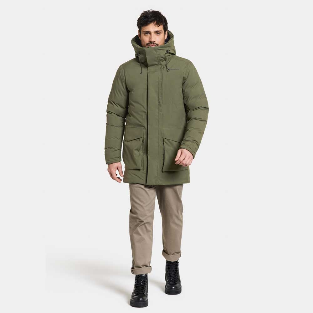 Didriksons Akilles Usx Parka Deep Green 504913-300 jassen online bestellen bij Kathmandu Outdoor & Travel