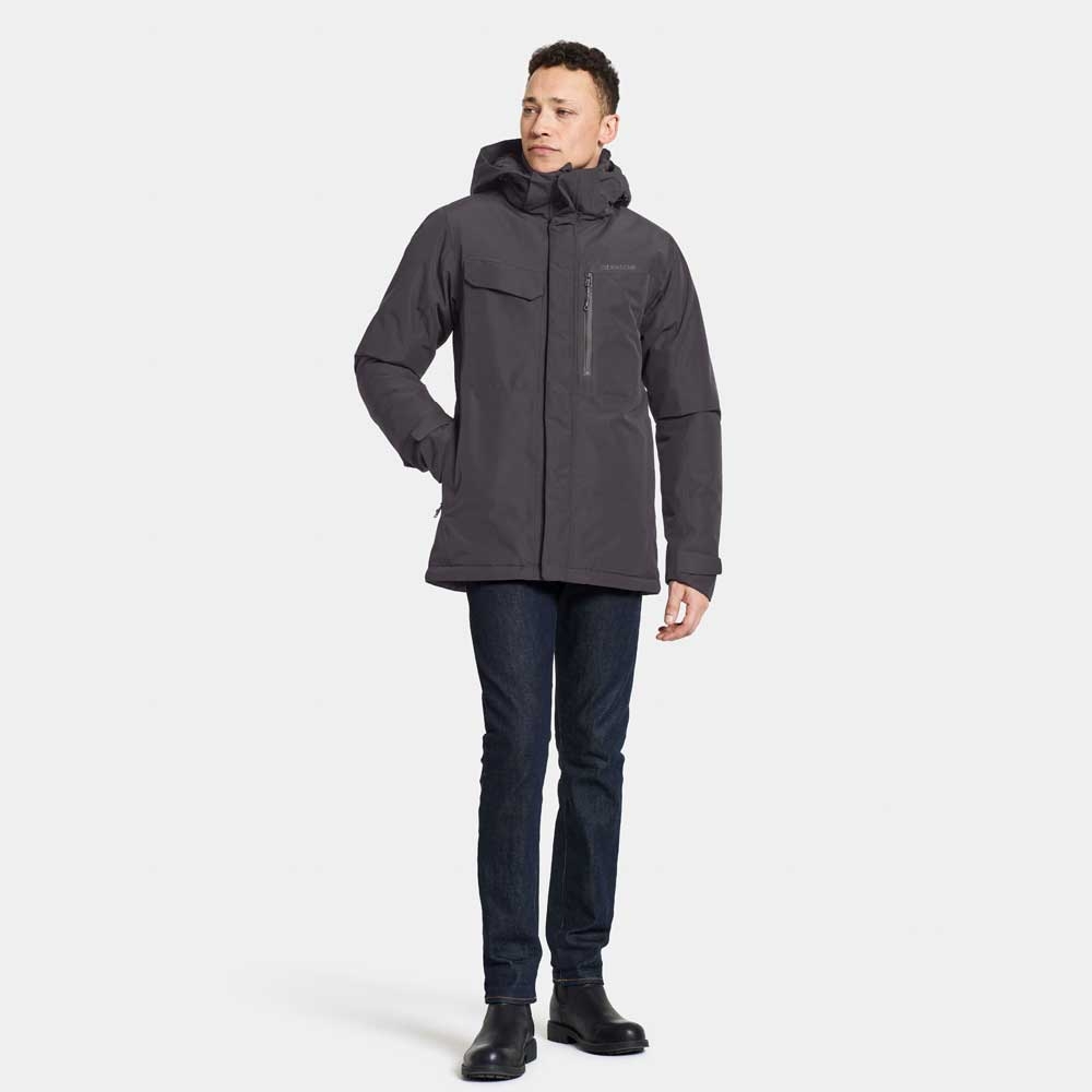 Didriksons Stefan Usx Jacket Black 505041-060 jassen online bestellen bij Kathmandu Outdoor & Travel
