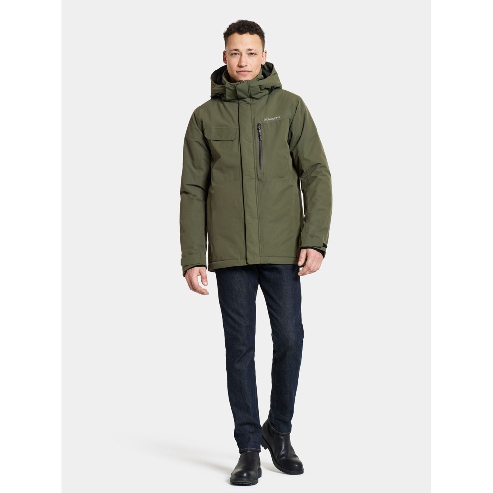 Didriksons Stefan Usx Jacket Deep Green 505041-300 jassen online bestellen bij Kathmandu Outdoor & Travel