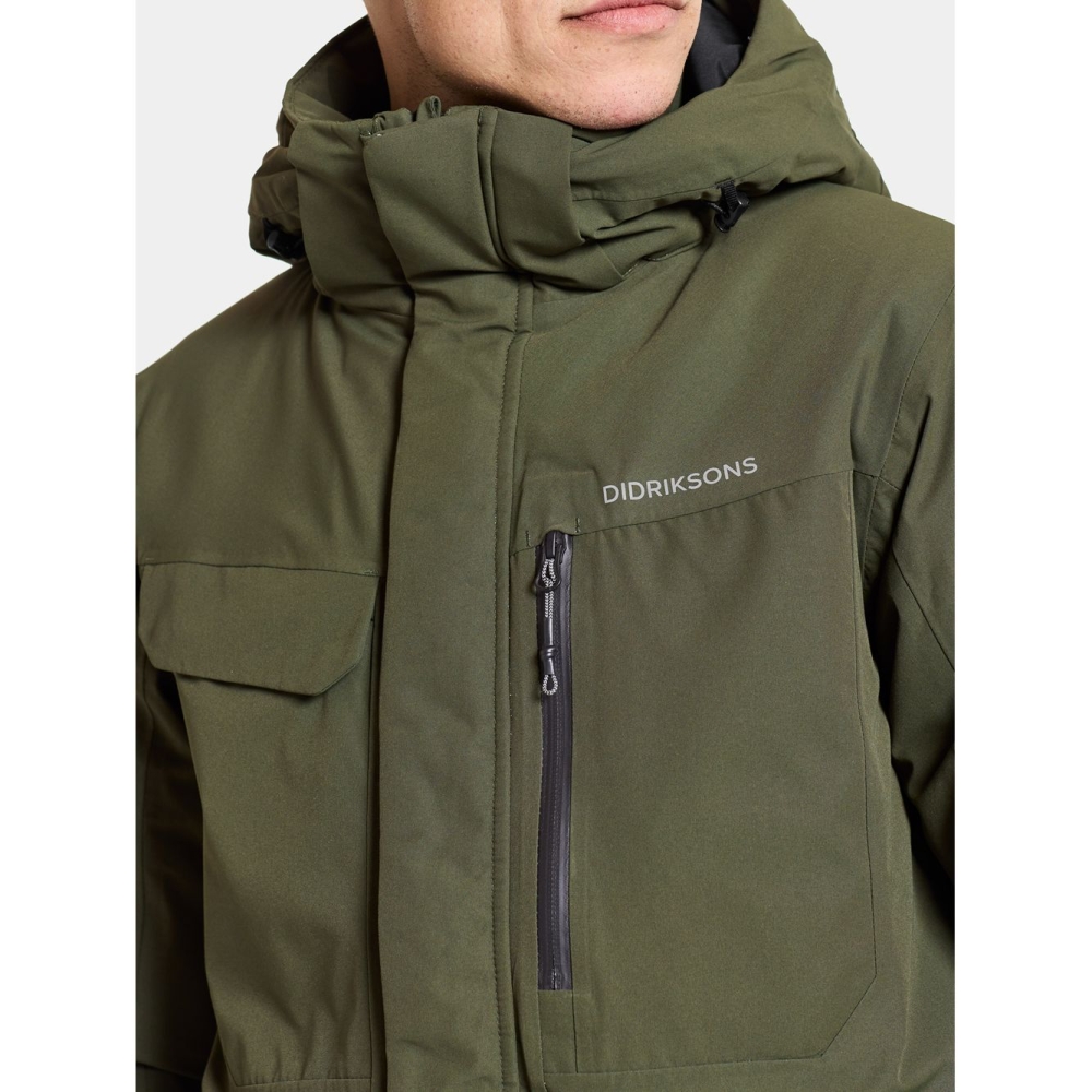 Didriksons Stefan Usx Jacket Deep Green 505041-300 jassen online bestellen bij Kathmandu Outdoor & Travel