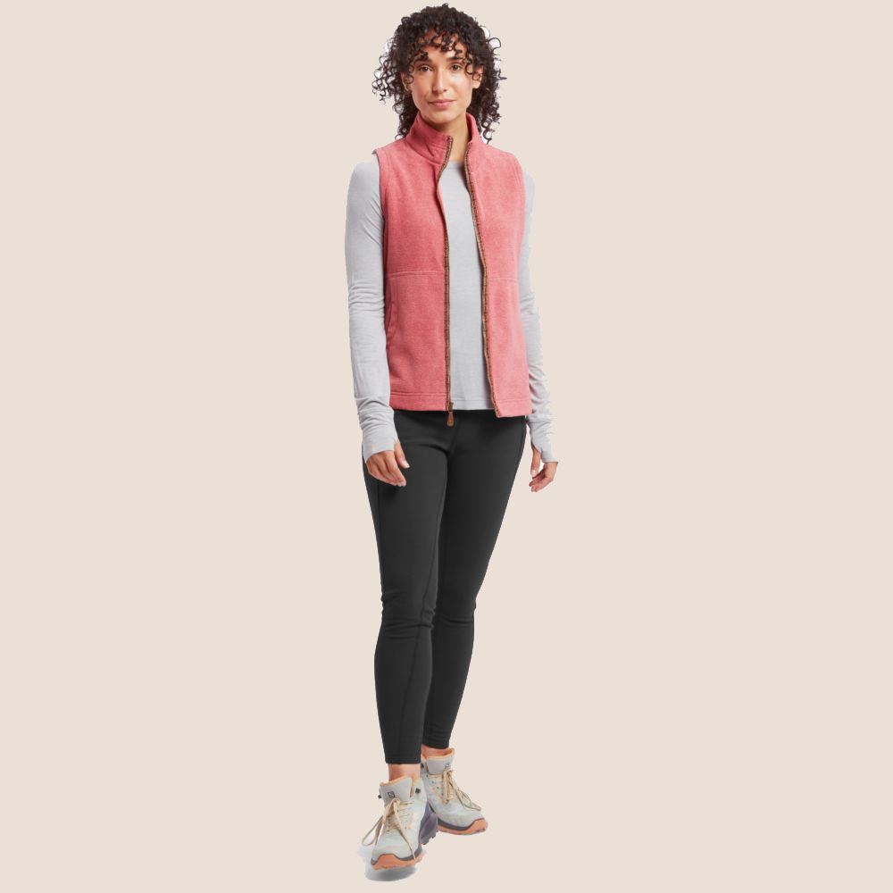 Sherpa Adventure Gear Rolpa Eco Vest Women's MINERAL RED SW27005-443 jassen online bestellen bij Kathmandu Outdoor & Travel