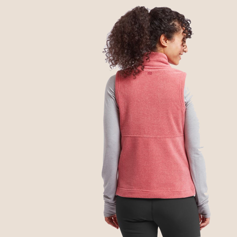 Sherpa Adventure Gear Rolpa Eco Vest Women's MINERAL RED SW27005-443 jassen online bestellen bij Kathmandu Outdoor & Travel