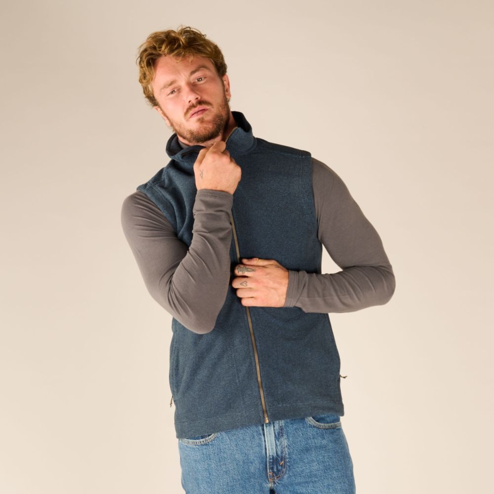 Sherpa Adventure Gear Rolpa Eco Vest NEELO BLUE SM17007-393 jassen online bestellen bij Kathmandu Outdoor & Travel