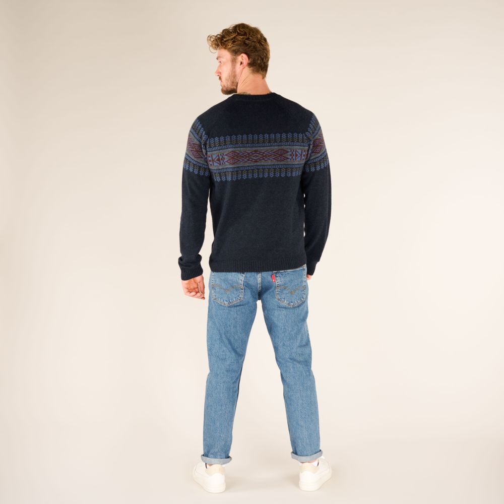 Sherpa Adventure Gear Sajit Eco Crew RATHEE BLUE SM15041-392 fleeces en truien online bestellen bij Kathmandu Outdoor & Travel