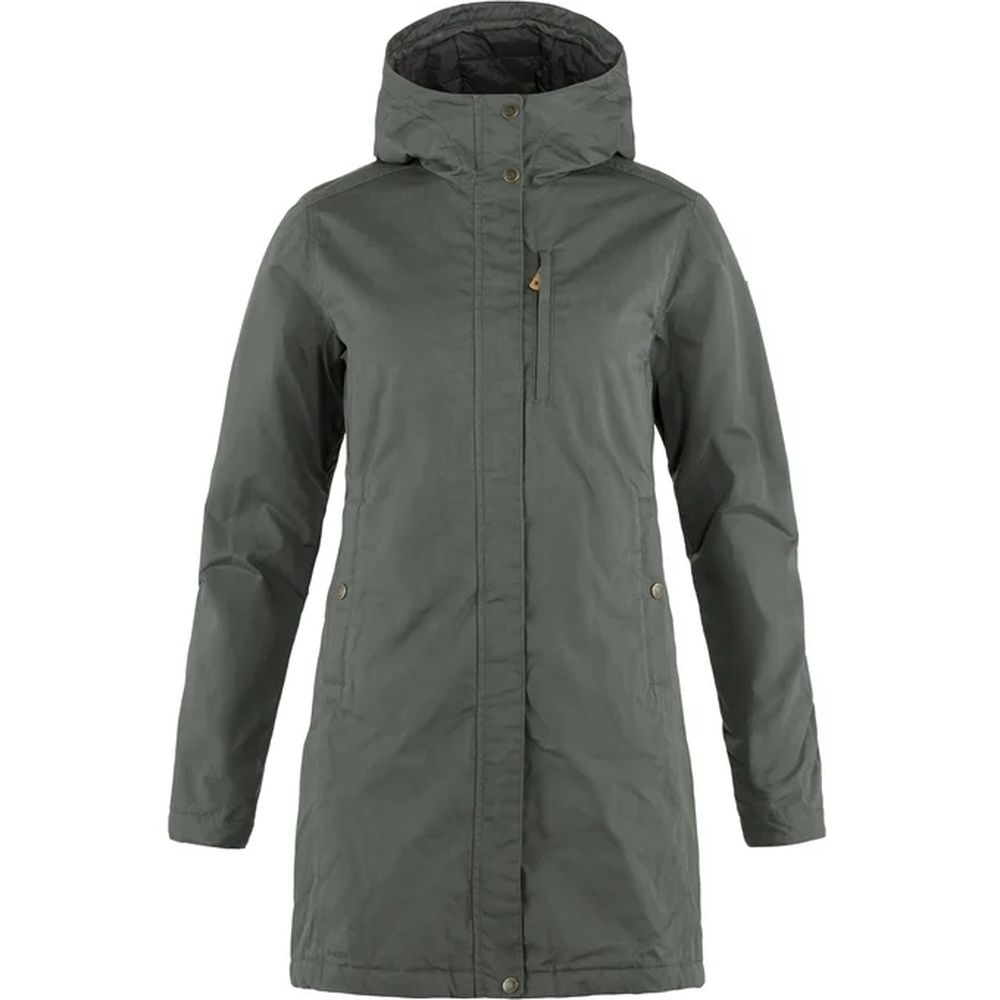 Fjällräven Kiruna Padded Parka Women's Basalt 89644-050 jassen online bestellen bij Kathmandu Outdoor & Travel