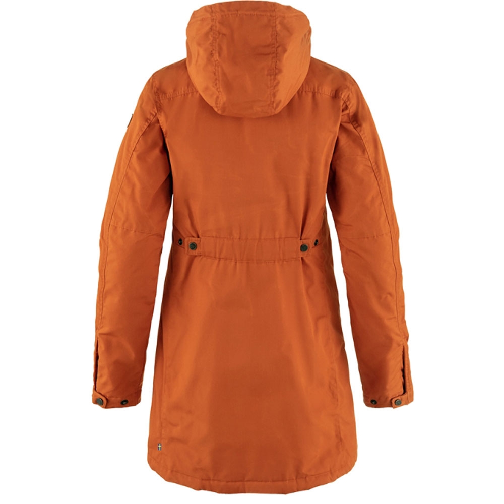 Fjällräven Kiruna Padded Parka Women's Terracotta Brown 89644-243 jassen online bestellen bij Kathmandu Outdoor & Travel