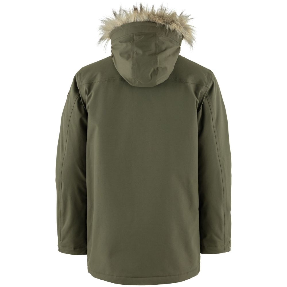 Fjällräven Nuuk Lite Parka Laurel Green 87158-625 jassen online bestellen bij Kathmandu Outdoor & Travel