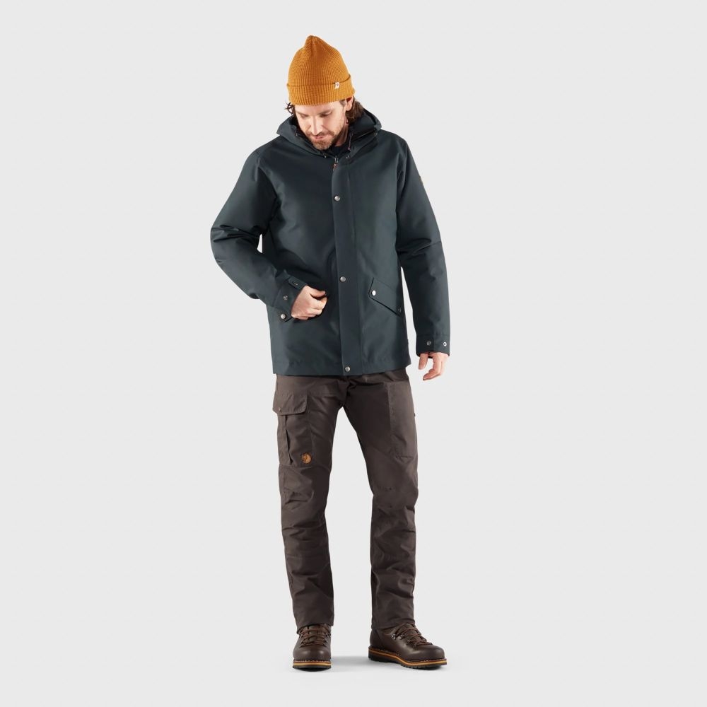 Fjällräven Visby 3 in 1 Jacket Dark Navy 84130-555 jassen online bestellen bij Kathmandu Outdoor & Travel