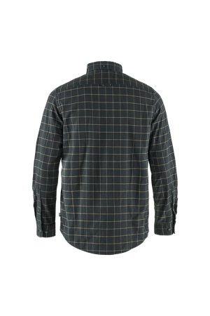 Fjällräven Övik Flannel Shirt Dark Grey 82979-030 shirts en tops online bestellen bij Kathmandu Outdoor & Travel