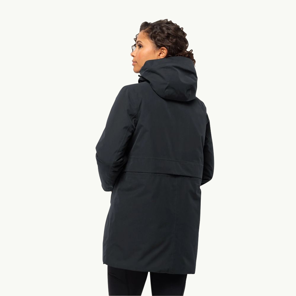 Jack Wolfskin Salier Coat Women's phantom 1116141-6350 jassen online bestellen bij Kathmandu Outdoor & Travel