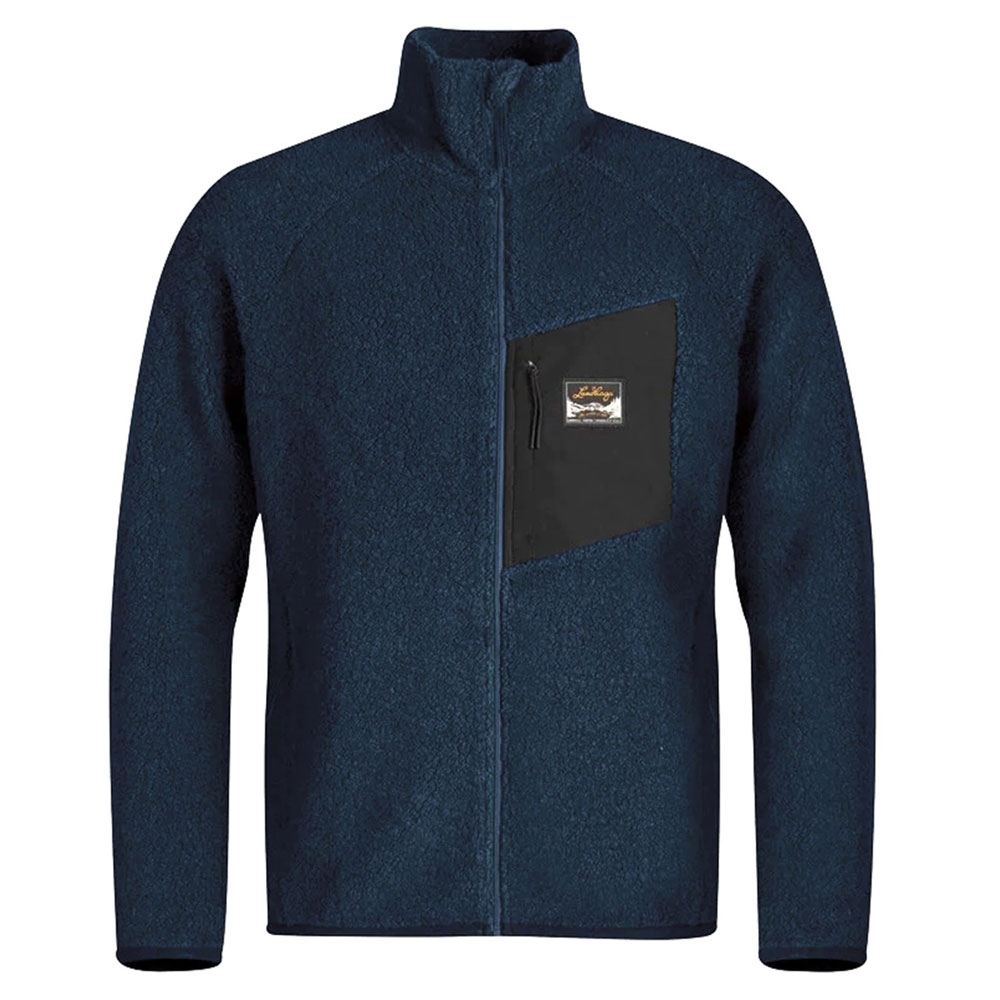 Lundhags Flok Wool Pile Light Navy 1113100-480 fleeces en truien online bestellen bij Kathmandu Outdoor & Travel