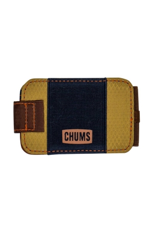 Chums  Bandit Bi Fold Wallet  Or/Navy/Tan