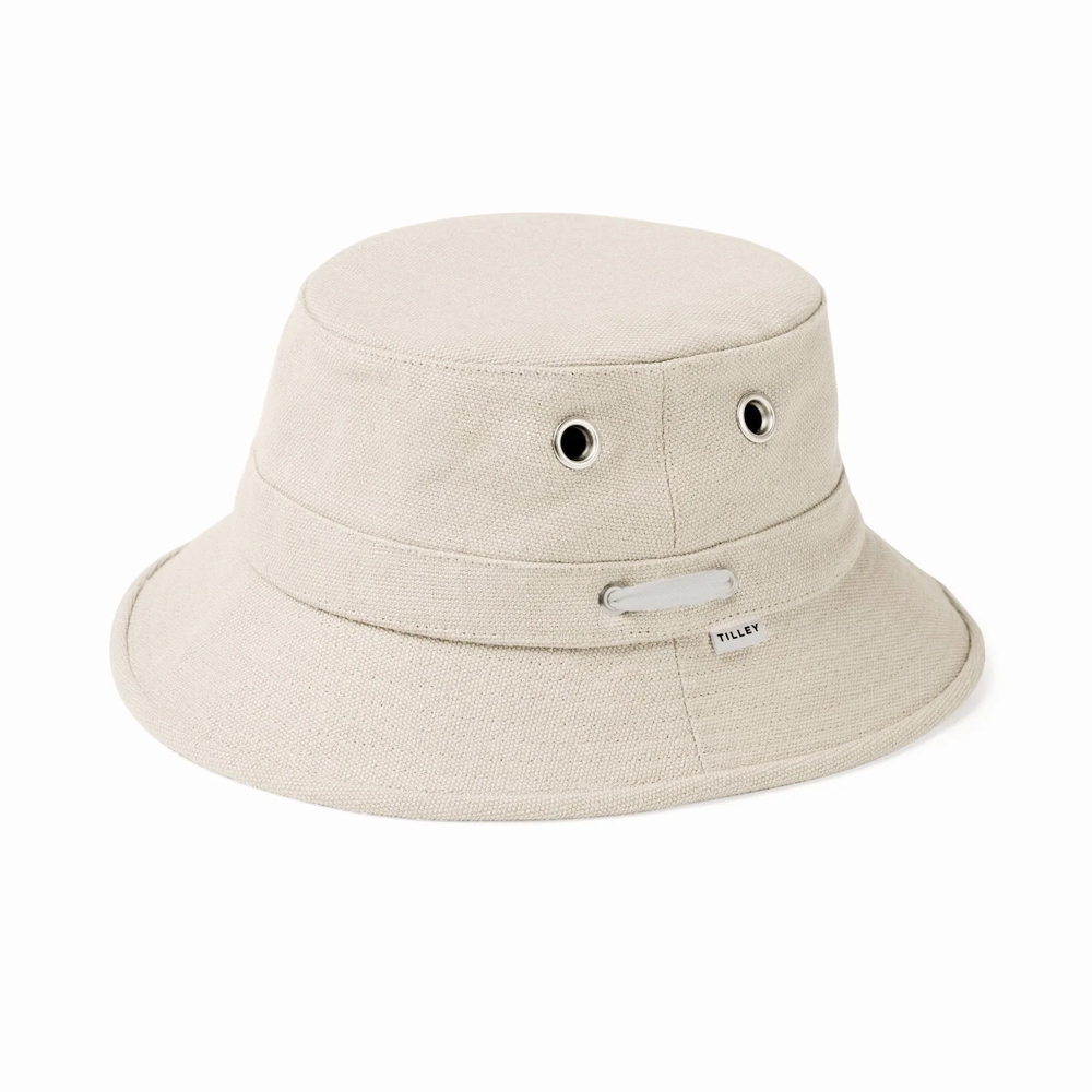 Tilley Hemp Bucket Hat Cream HT7064-Cream kleding accessoires online bestellen bij Kathmandu Outdoor & Travel