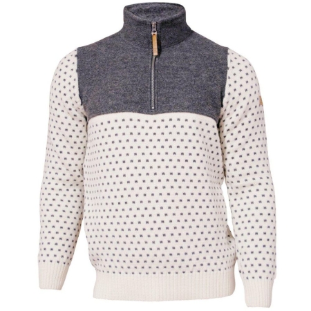 Ivanhoe  Sverre half zip Off White
