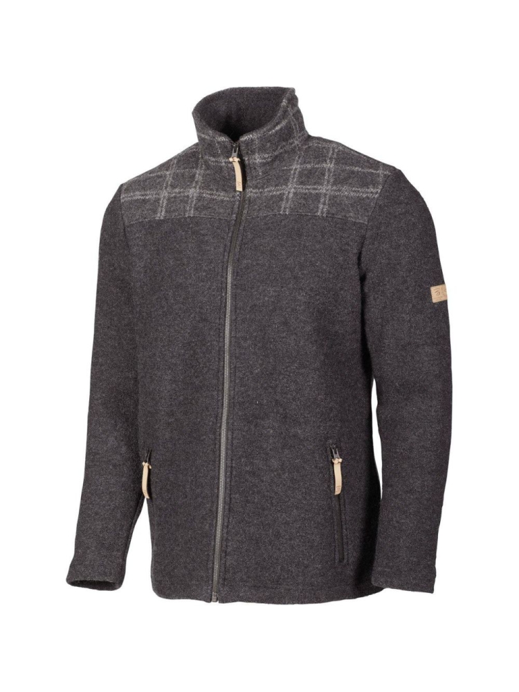Ivanhoe GY Lumber jacket Graphite Marl 2100539-055 fleeces en truien online bestellen bij Kathmandu Outdoor & Travel