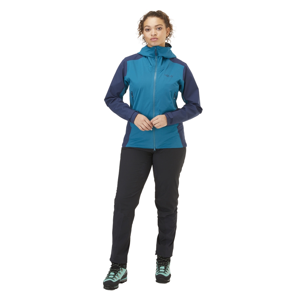 Rab Kinetic Alpine 2.0 Jacket Women's Blauw QWG-70-ULM jassen online bestellen bij Kathmandu Outdoor & Travel