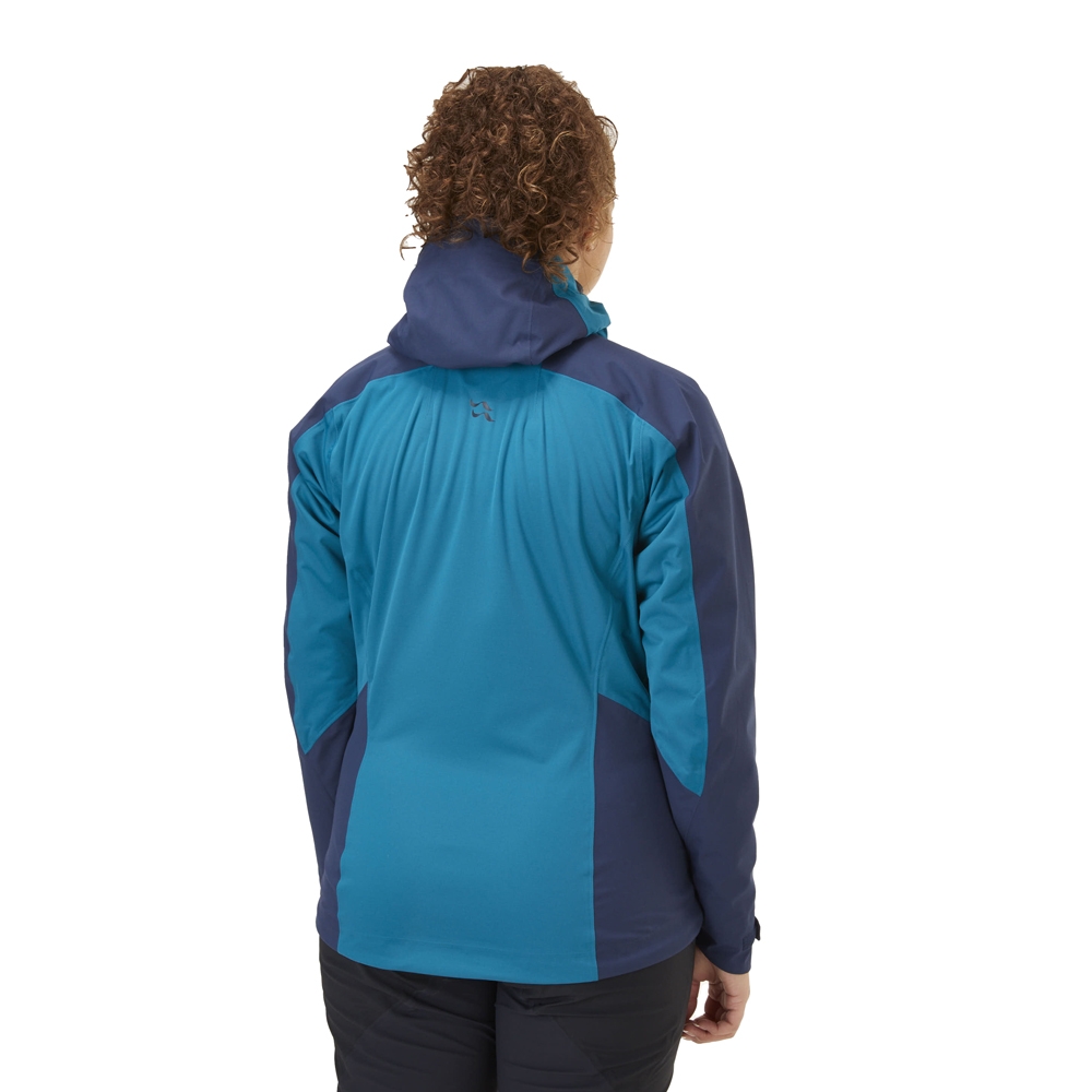 Rab Kinetic Alpine 2.0 Jacket Women's Blauw QWG-70-ULM jassen online bestellen bij Kathmandu Outdoor & Travel