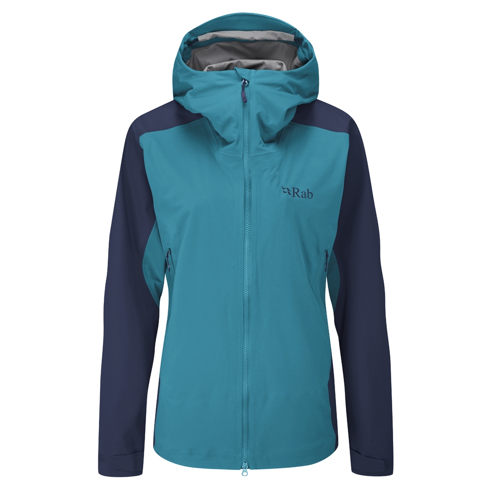 Rab Kinetic Alpine 2.0 Jacket Women's Blauw QWG-70-ULM jassen online bestellen bij Kathmandu Outdoor & Travel