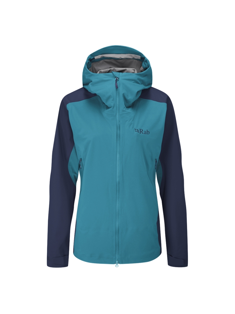 Rab Kinetic Alpine 2.0 Jacket Women's Blauw QWG-70-ULM jassen online bestellen bij Kathmandu Outdoor & Travel