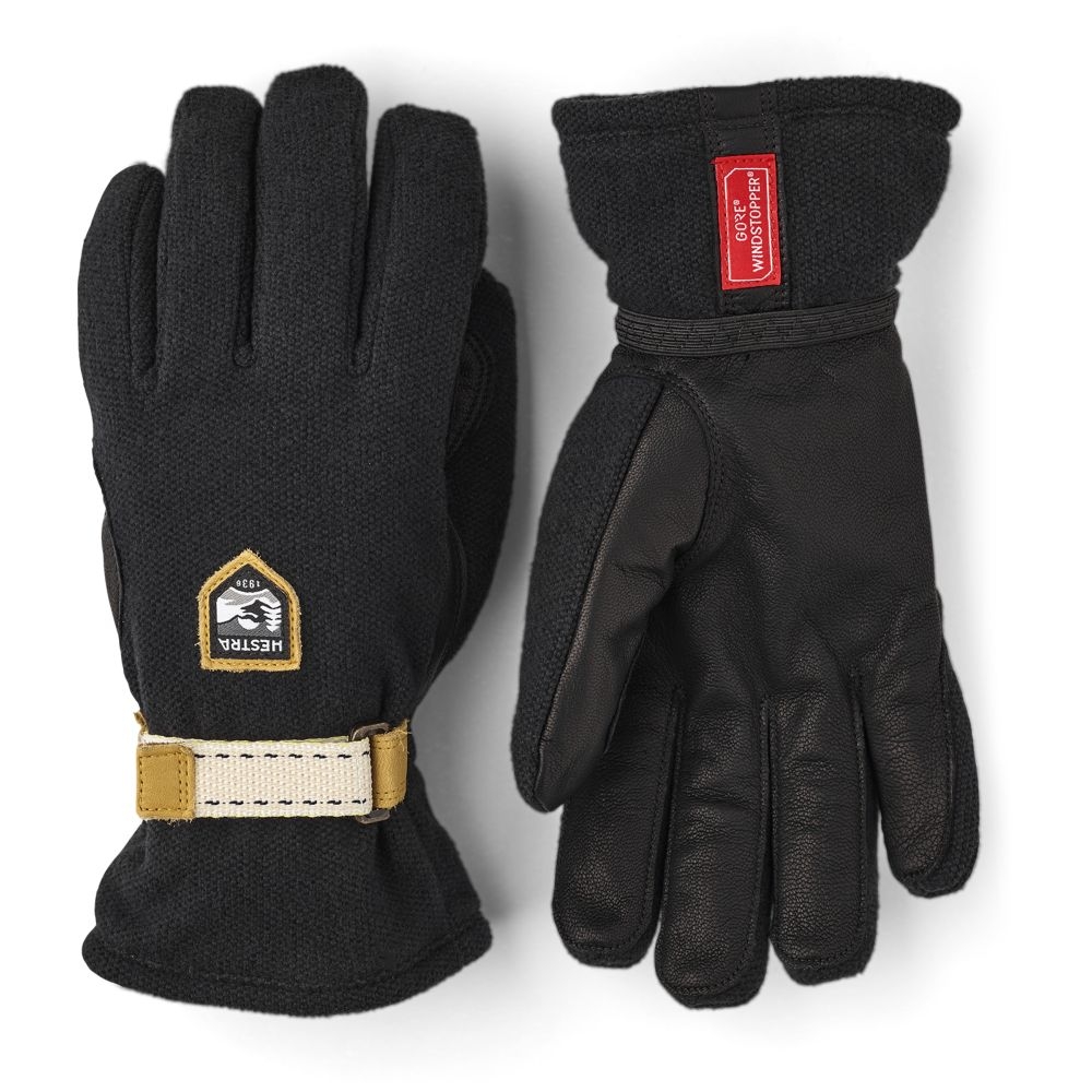 Hestra Windstopper Tour - 5 finger Black 37170-100 kleding accessoires online bestellen bij Kathmandu Outdoor & Travel