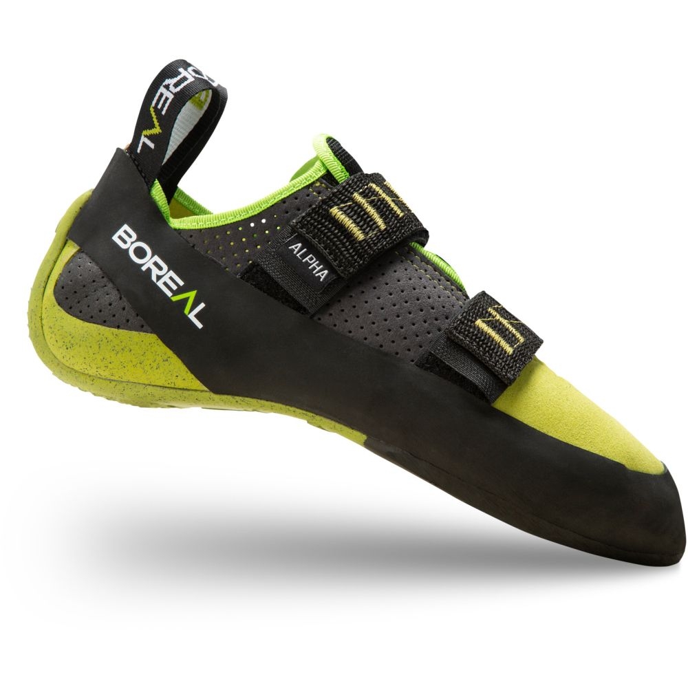 Boreal Alpha Graphite/Green 11205 klimschoenen online bestellen bij Kathmandu Outdoor & Travel