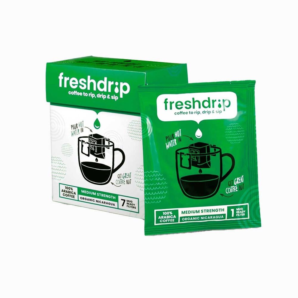 Freshdrip Nicaragua Coffee Green FDNMS7 koken online bestellen bij Kathmandu Outdoor & Travel