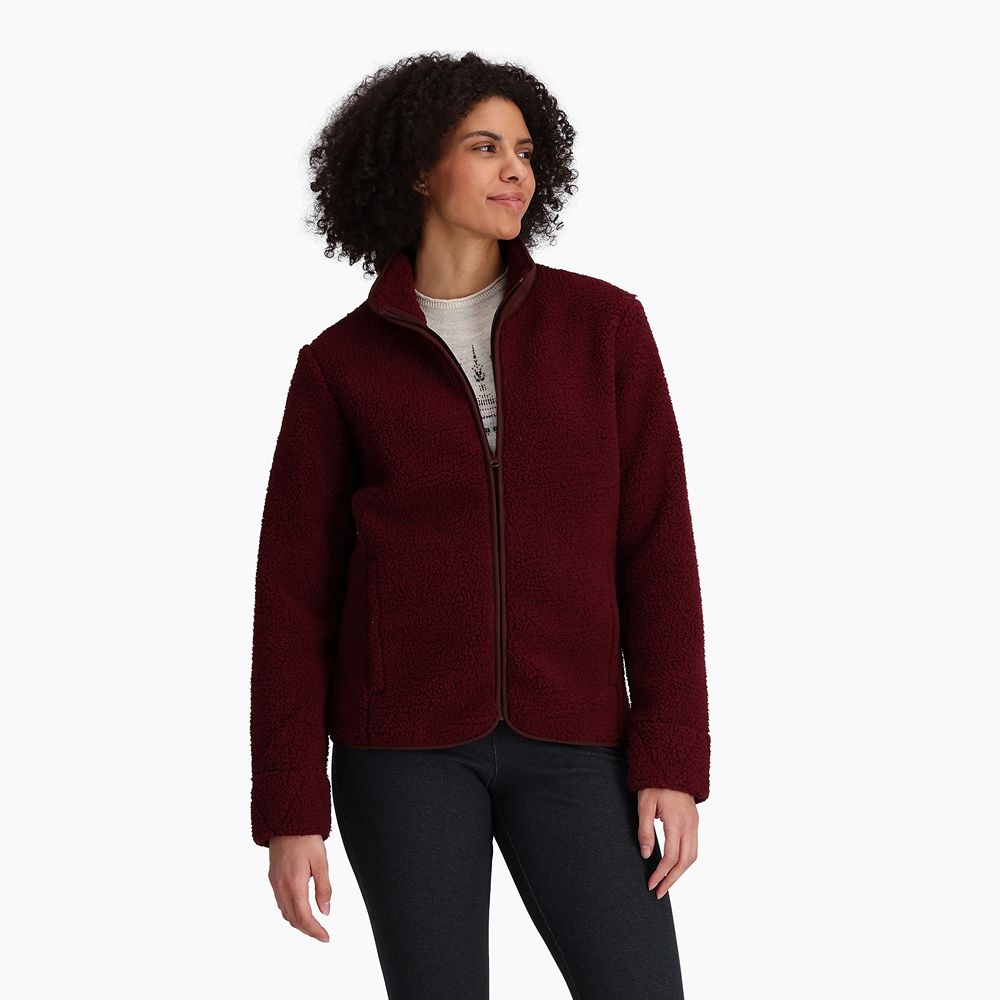 Royal Robbins Urbanesque Jacket Women's Burnt Grape 312027-596 fleeces en truien online bestellen bij Kathmandu Outdoor & Travel