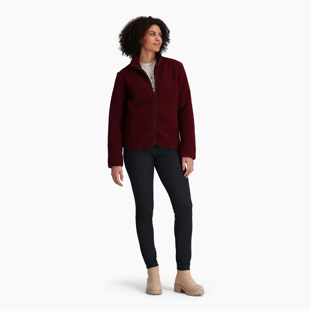 Royal Robbins Urbanesque Jacket Women's Burnt Grape 312027-596 fleeces en truien online bestellen bij Kathmandu Outdoor & Travel