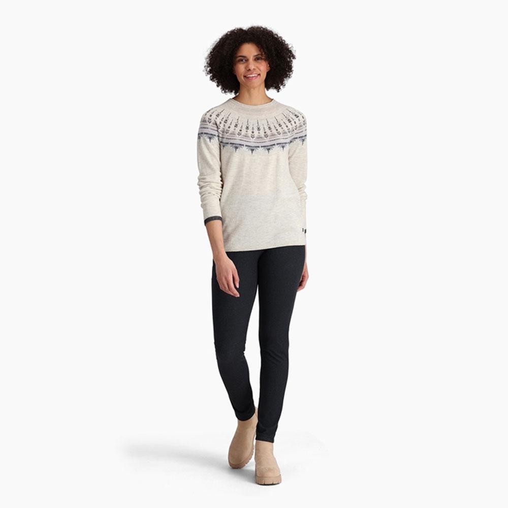 Royal Robbins Westlands Fairisle Crew Women's Sand Dollar Muir Pt 317027-176 fleeces en truien online bestellen bij Kathmandu Outdoor & Travel