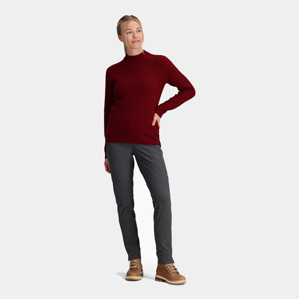 Royal Robbins Westlands Mock Neck Women's Syrah 617024-436 fleeces en truien online bestellen bij Kathmandu Outdoor & Travel