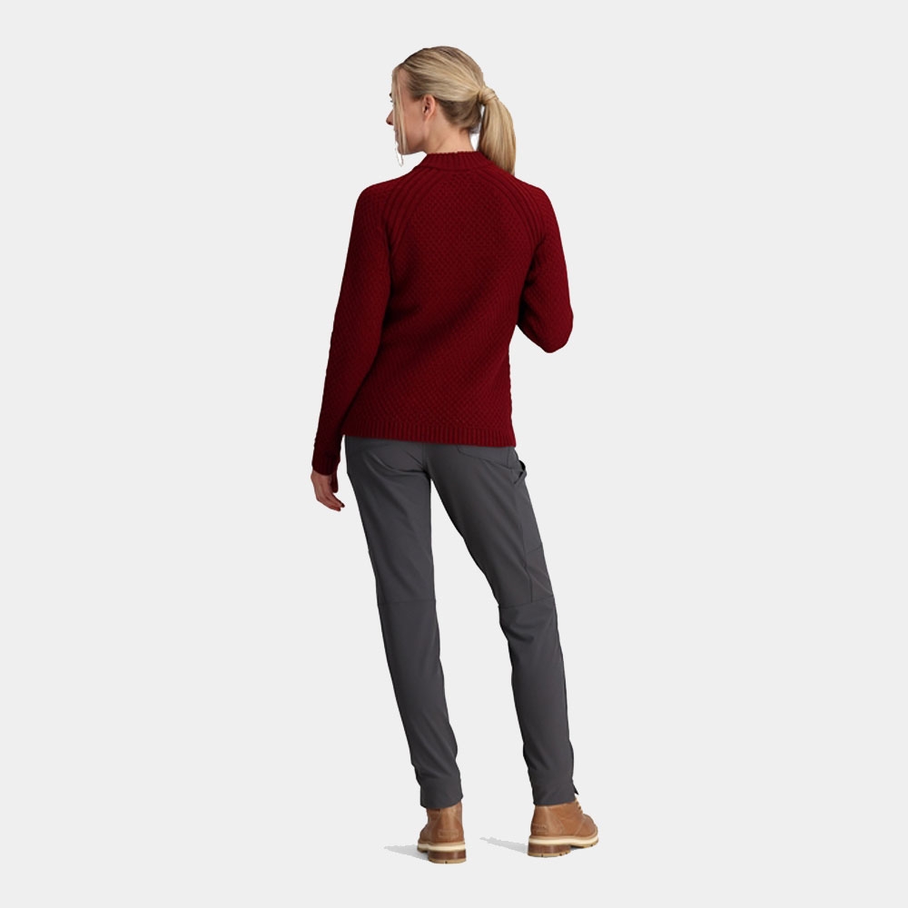 Royal Robbins Westlands Mock Neck Women's Syrah 617024-436 fleeces en truien online bestellen bij Kathmandu Outdoor & Travel