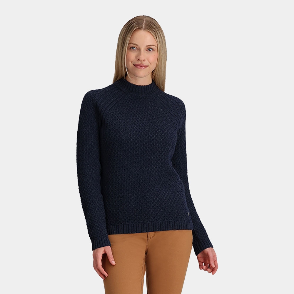 Royal Robbins Westlands Mock Neck Women's Deep Blue 617024-722 fleeces en truien online bestellen bij Kathmandu Outdoor & Travel