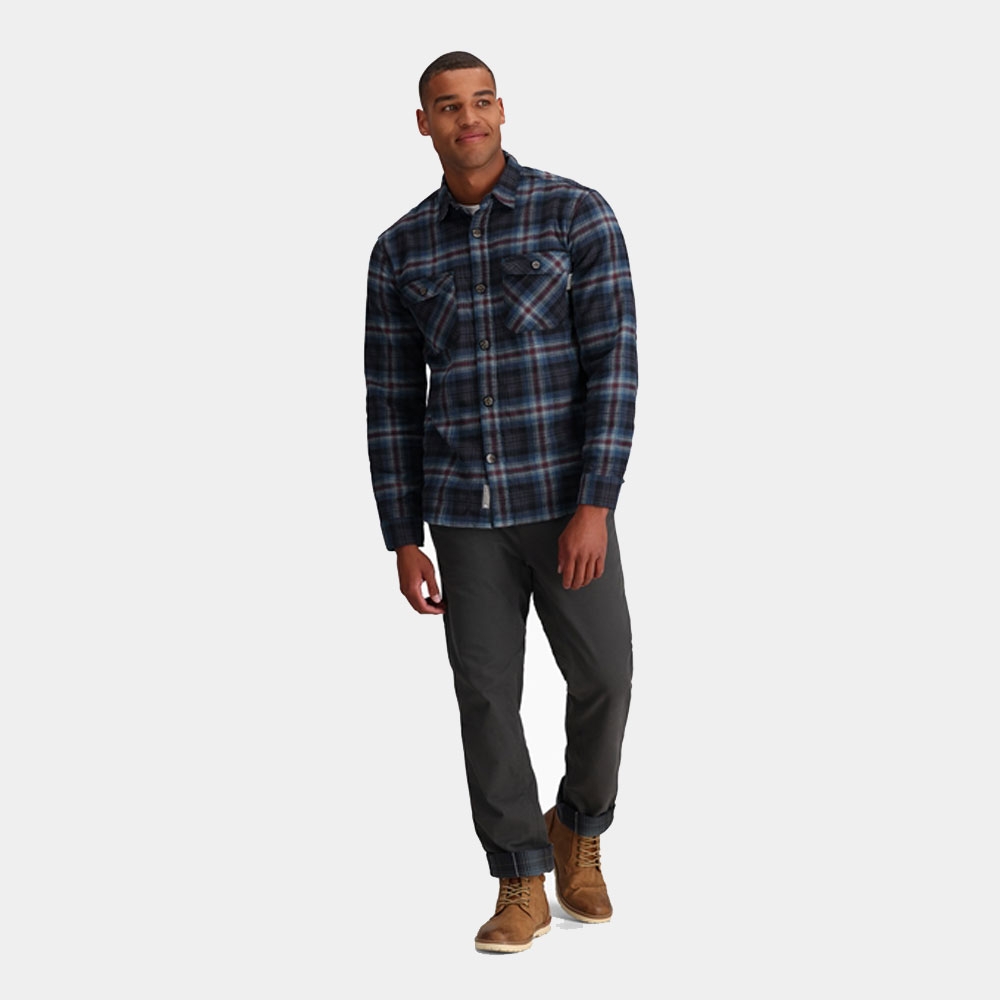 Royal Robbins Snowcap Lined Flannel L/S Orion Rush Creek Pld 722032-404 shirts en tops online bestellen bij Kathmandu Outdoor & Travel
